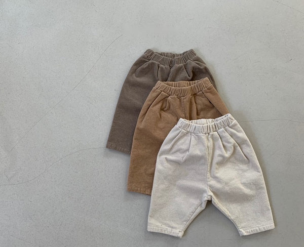 Corduroy Fleece-Lined Pants