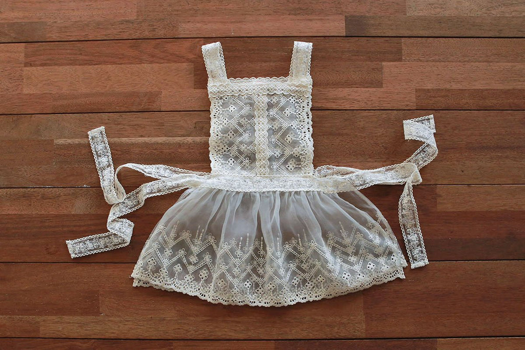 lace apron dress White Embroidery Frilly Apron With Lace French Maid Apron Bakery Garden Kitchen Apron Edwardian Apron