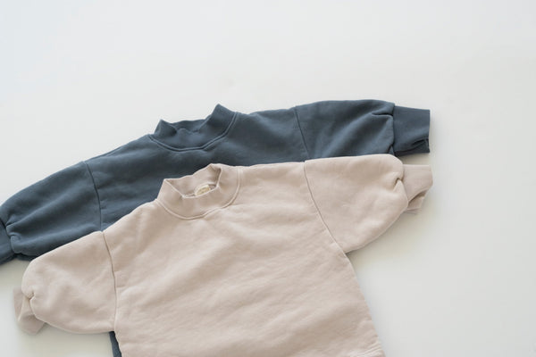 Basic Mock-Neck Sweatshirts